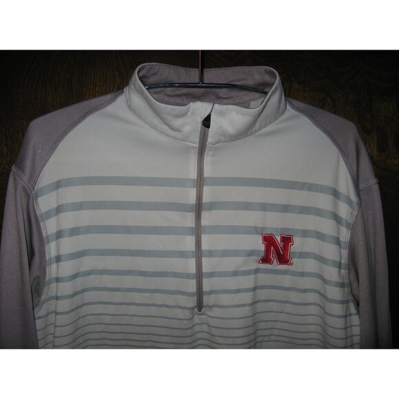 Mens Ping Golf Sensor Cool Nebraska Cornhuskers 1/4 Zip Pullover Jacket Shirt  M - Picture 2 of 4